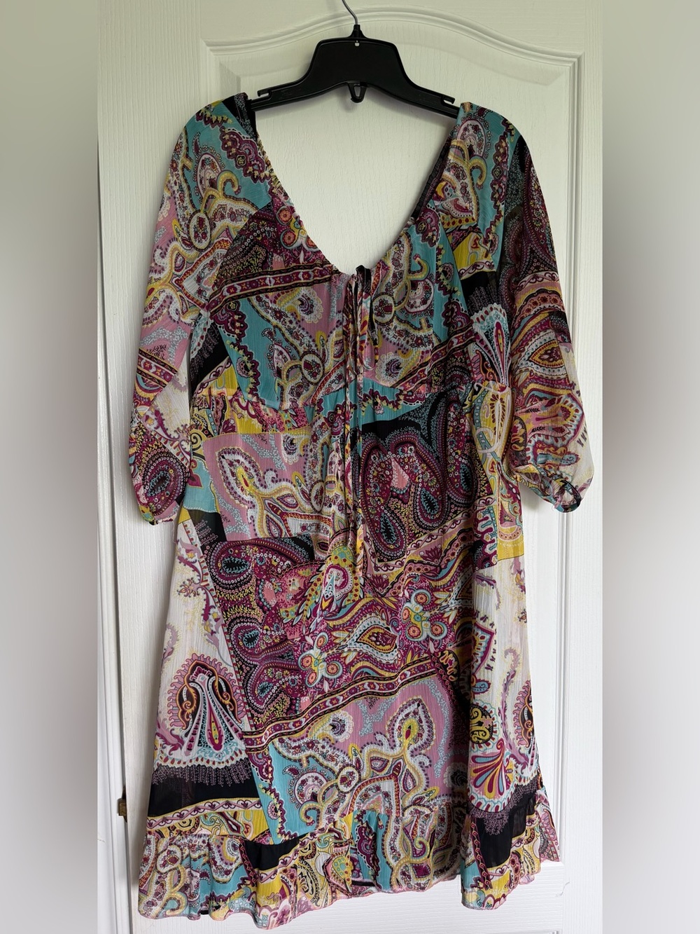 Point Zero Multicolor Paisley Women’s Summer Dress BNWT - Size 10 or 8